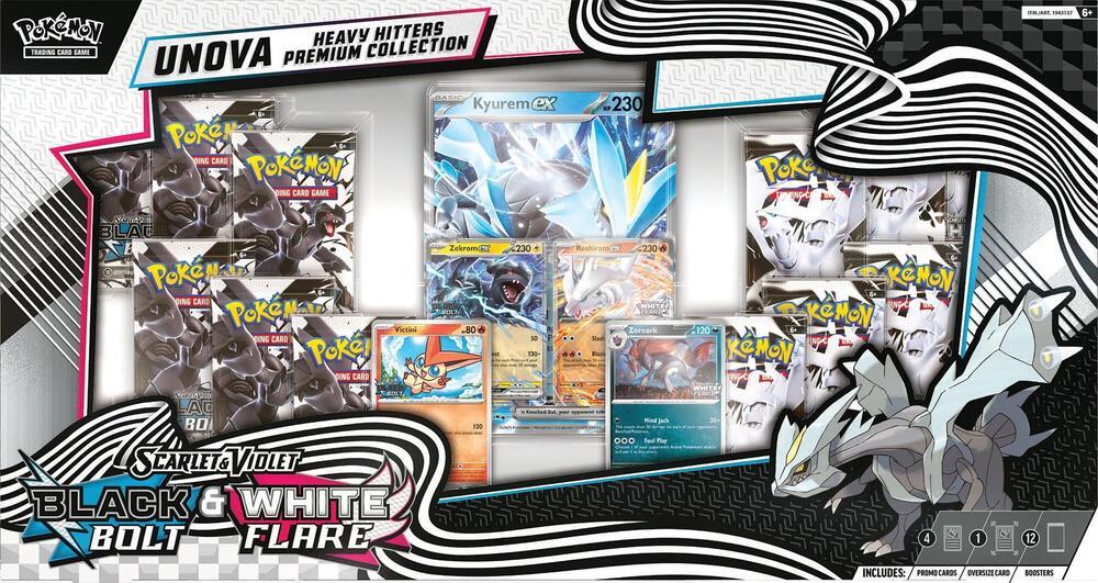 White Flare Unova Heavy Hitters Premium Collection
