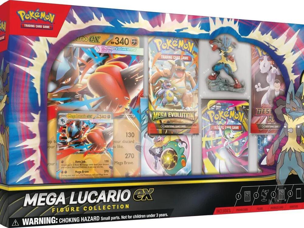 Mega Evolution Mega Lucario Ex Premium Figure Collection