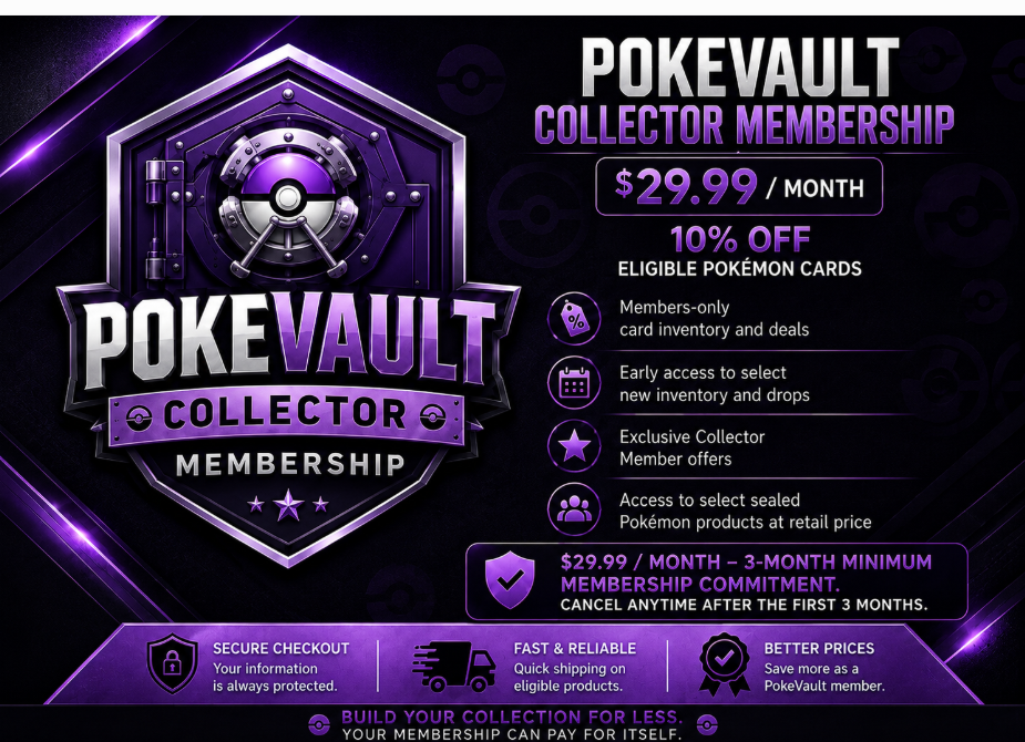 PokeVault Collector Membership